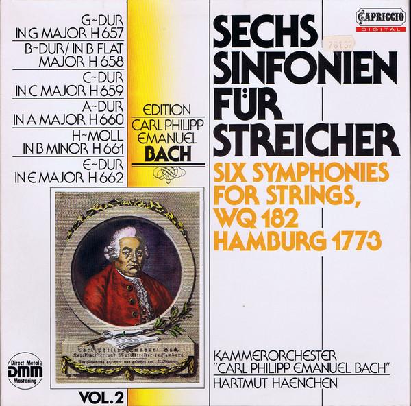 LP Record CARL PHILIPP EMANUEL BACH KAMMEROR Sechs Sinfonien Fur Streicher Six C27145 Capriccio 1987 Europe Classical Used
LP Record CARL PHILIPP EMANUEL BACH KAMMEROR Sechs Sinfonien Fur Streicher Six C27145 Capriccio 1987 Europe Classical Used