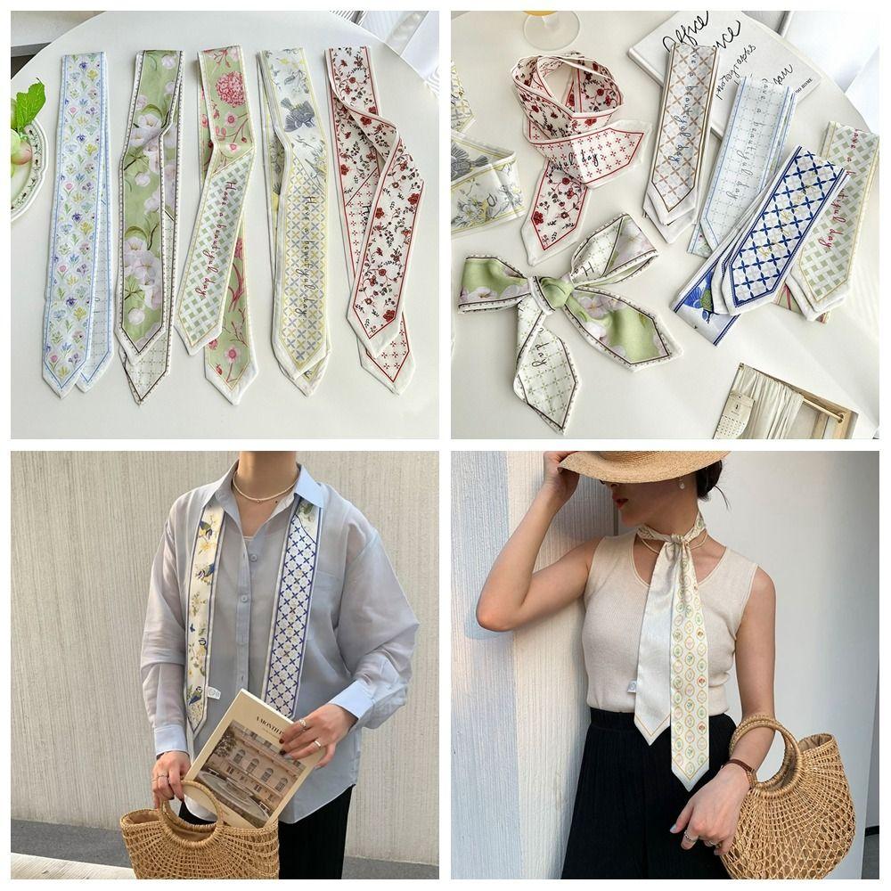 Cloth Headband Satin Scarves Bow Ties Scarf Hair Band All-match Long Silk Scarf Spring Summer
Cloth Headband Satin Scarves Bow Ties Scarf Hair Band All-match Long Silk Scarf Spring Summer