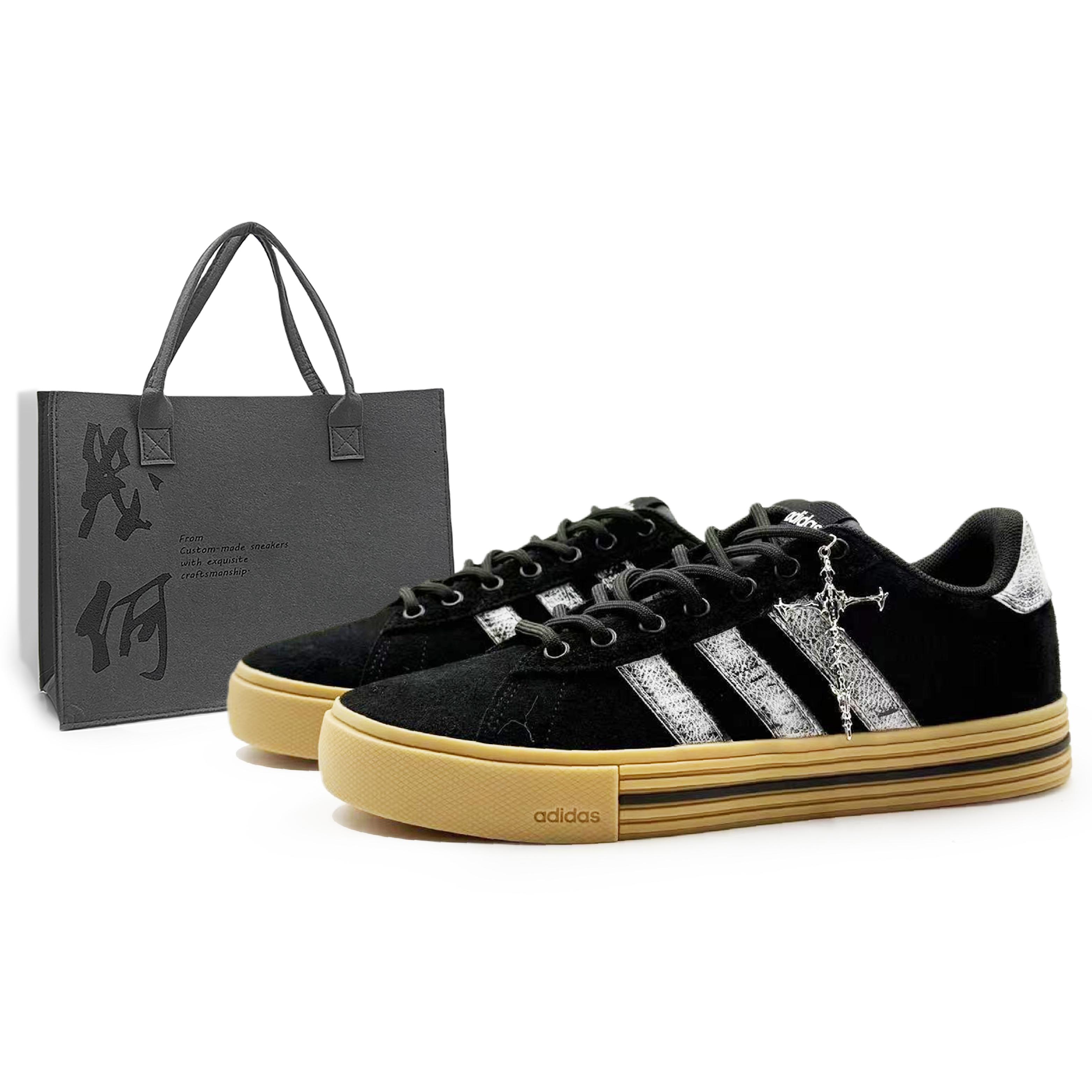 Adidas Daily 4.0 Synthetic Leather Abrasion Resistant Slip Resistant Low top Skateboard Shoes Unisex Black JI4354(Team1284- S) 39⅓
Adidas Daily 4.0 Synthetic Leather Abrasion Resistant Slip Resistant Low top Skateboard Shoes Unisex Black JI4354(Team1284- S) 39⅓