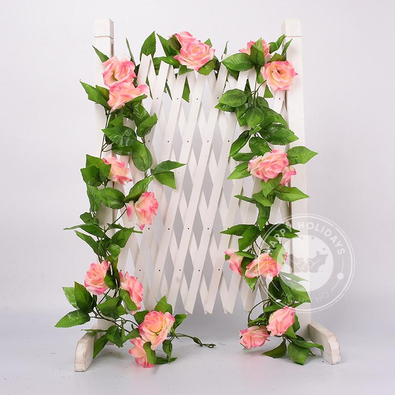 Imitation Rose Cane Birthday Party Holiday Room Wedding Decoration Red Pink Yellow White Silk Flower Wall Hanging Decor Supplies 220cm
Imitation Rose Cane Birthday Party Holiday Room Wedding Decoration Red Pink Yellow White Silk Flower Wall Hanging Decor Supplies 220cm