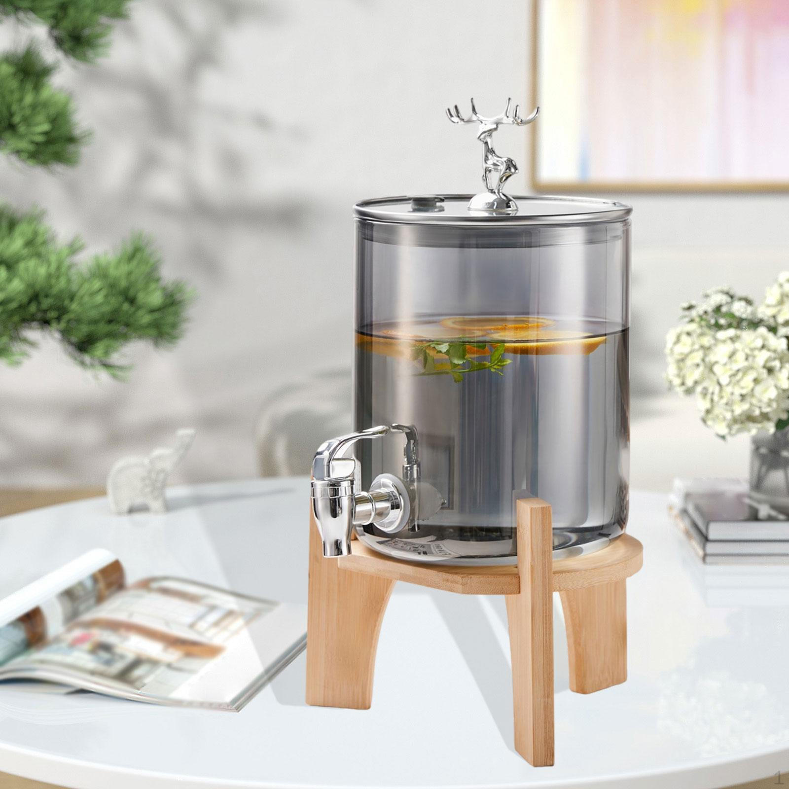 Диспенсер для напитков с краном, стеклянная подставка для напитков для вечеринок серый
Диспенсер для напитков с краном, стеклянная подставка для напитков для вечеринок серый