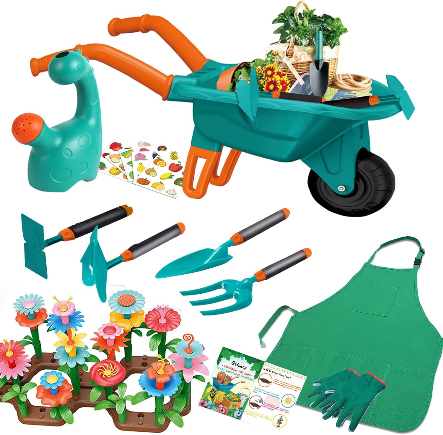 Gardening Tool Set Toys for Kids, Children s Outdoor Garden Beach Cart Apron Glove Plant Flowers Tools Gifts for Boys and Girls
Gardening Tool Set Toys for Kids, Children s Outdoor Garden Beach Cart Apron Glove Plant Flowers Tools Gifts for Boys and Girls