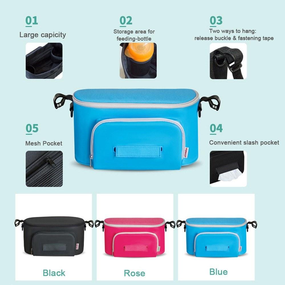 Baby Stroller Bag Organizer Bag Mama Carriage Buggy Pram Cart Basket Hook Backpack Stroller Black
Baby Stroller Bag Organizer Bag Mama Carriage Buggy Pram Cart Basket Hook Backpack Stroller Black