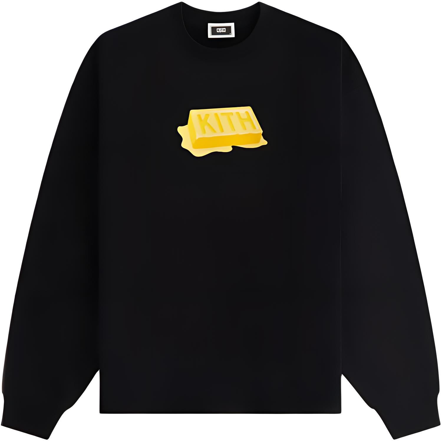 Kith Butter Nelson Treats Waffle Series Comfortable Vintage Print Long Sleeve Sweatshirt Unisex sweatshirt Black KHT030153-001 L
Kith Butter Nelson Treats Waffle Series Comfortable Vintage Print Long Sleeve Sweatshirt Unisex sweatshirt Black KHT030153-001 L