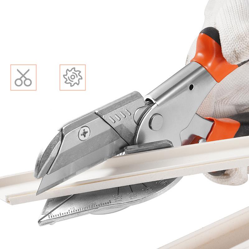 Miter Shears Adjustable 45 To 135 Degree Sharp Trunking Shears Ergonomic Multi Angle Miter Scissors With 2 Replacement Blades
Miter Shears Adjustable 45 To 135 Degree Sharp Trunking Shears Ergonomic Multi Angle Miter Scissors With 2 Replacement Blades