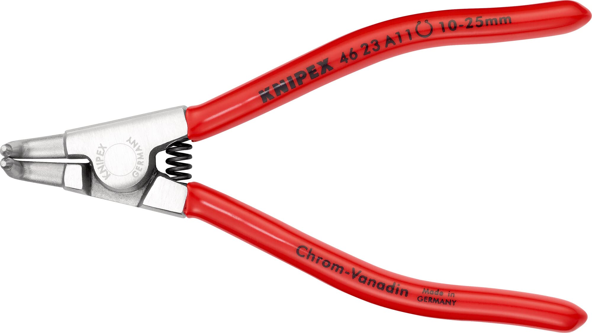 KNIPEX Shaft Snap Ring Curved 4623-A11 Pliers,
KNIPEX Shaft Snap Ring Curved 4623-A11 Pliers,