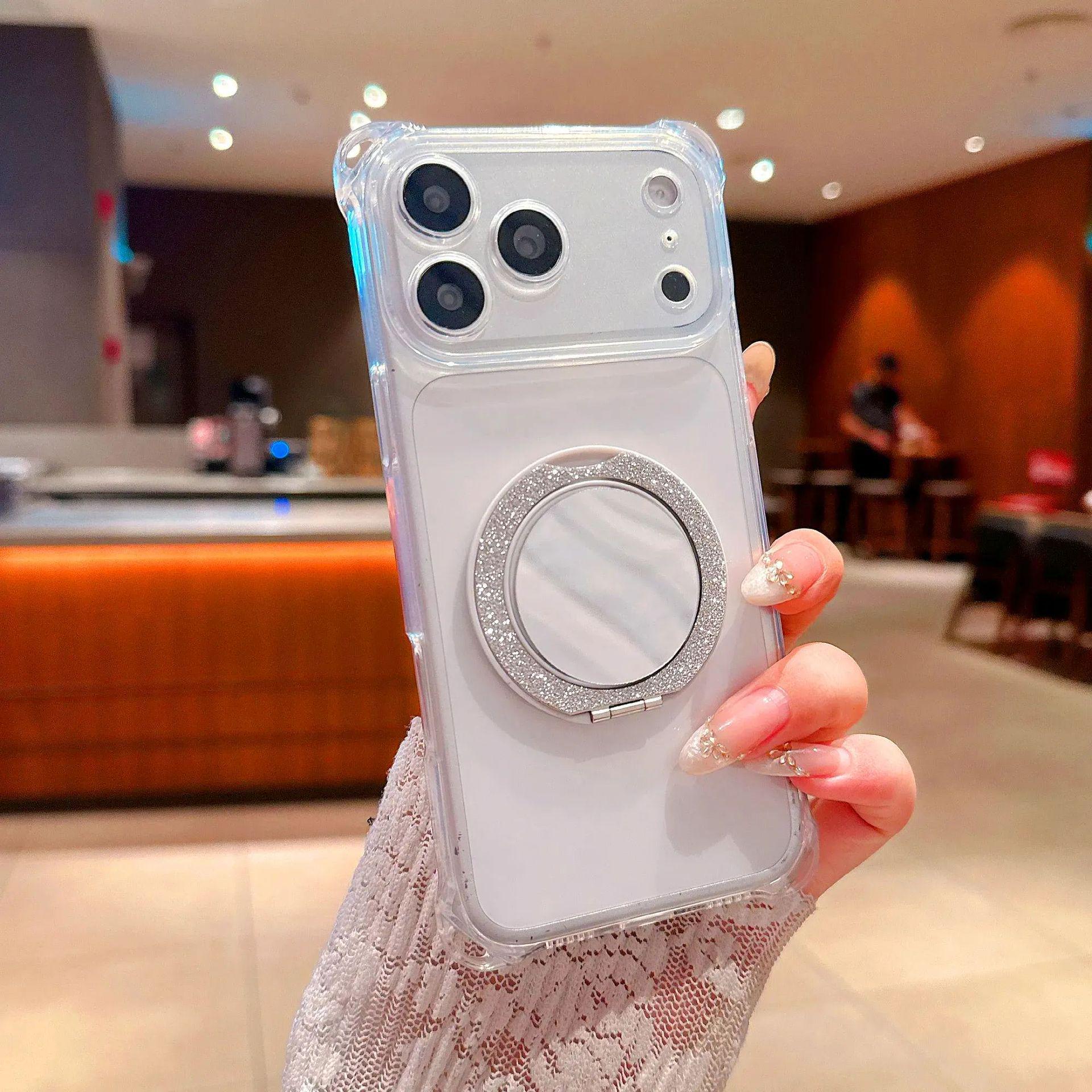 Ice Mist Glitter Rotating 360° Mirror Stand Case for iPhone 17 Air/16 Pro Max 13 Pro
Ice Mist Glitter Rotating 360° Mirror Stand Case for iPhone 17 Air/16 Pro Max 13 Pro