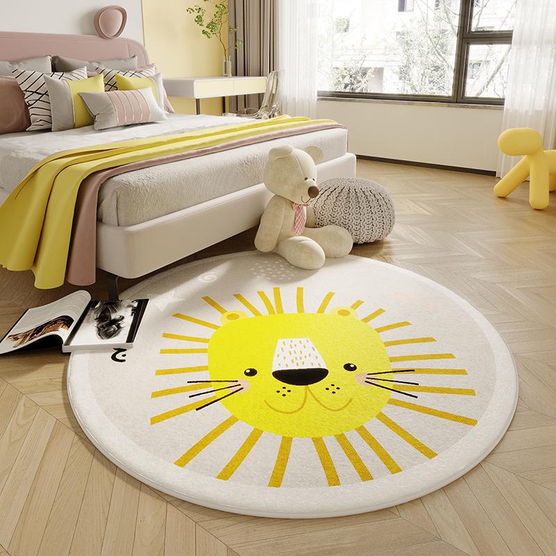 Cute Animal Round Carpet Children Room Bedroom Bedside Fluffy Soft Carpets 2024 New Thickened Soft Sofa Anti Slip Rug 80x80CM
Cute Animal Round Carpet Children Room Bedroom Bedside Fluffy Soft Carpets 2024 New Thickened Soft Sofa Anti Slip Rug 80x80CM