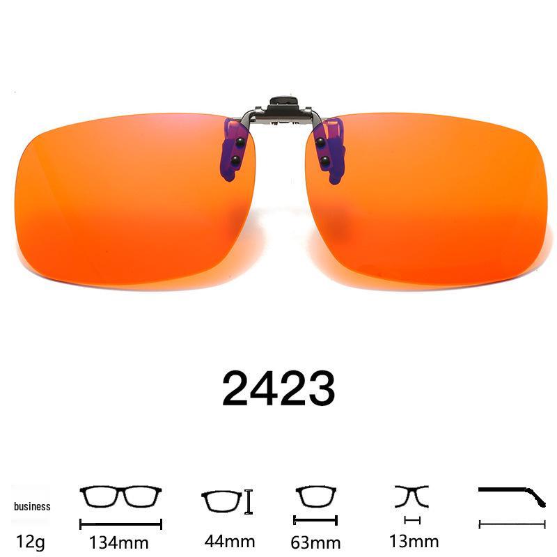 Blue Light Blocking Clip-On Glasses, Flip-Up Lenses, Unisex, Anti-Radiation, Ideal for Gaming, Reading, and Computer Use
Blue Light Blocking Clip-On Glasses, Flip-Up Lenses, Unisex, Anti-Radiation, Ideal for Gaming, Reading, and Computer Use