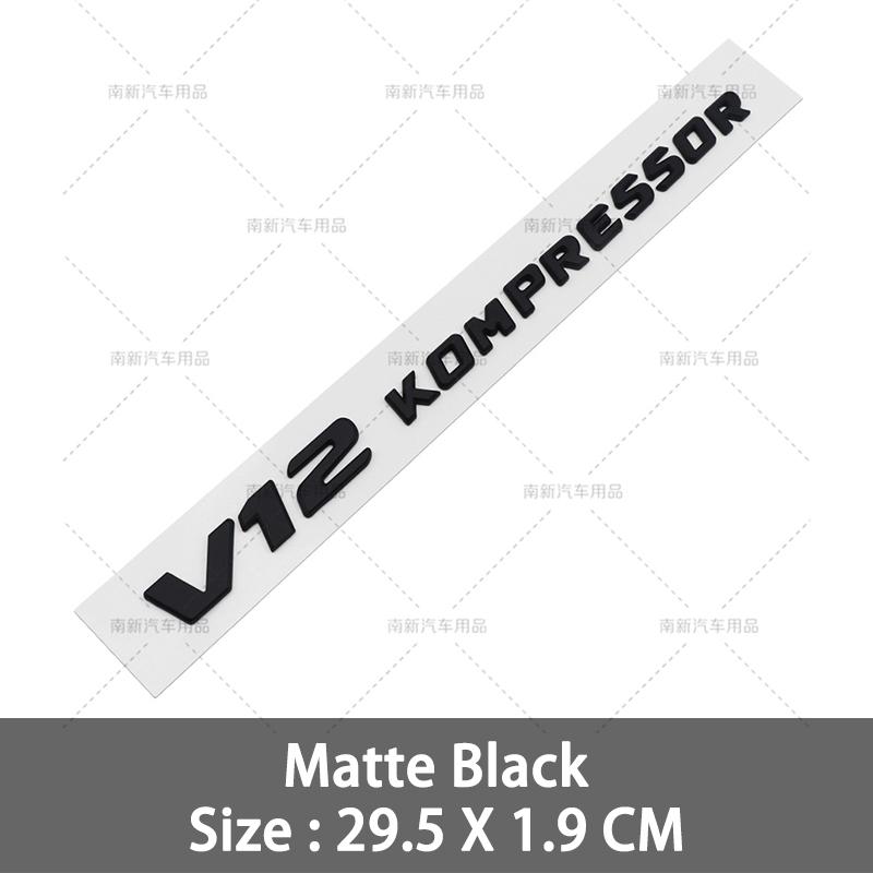 3D ABS V6 V8 V12 KOMPRESSOR Badge Car Fender Emblem Sticker Rear Trunk Decal Logo For Benz E/S Class Amg Gls G500 G600 C63
3D ABS V6 V8 V12 KOMPRESSOR Badge Car Fender Emblem Sticker Rear Trunk Decal Logo For Benz E/S Class Amg Gls G500 G600 C63
