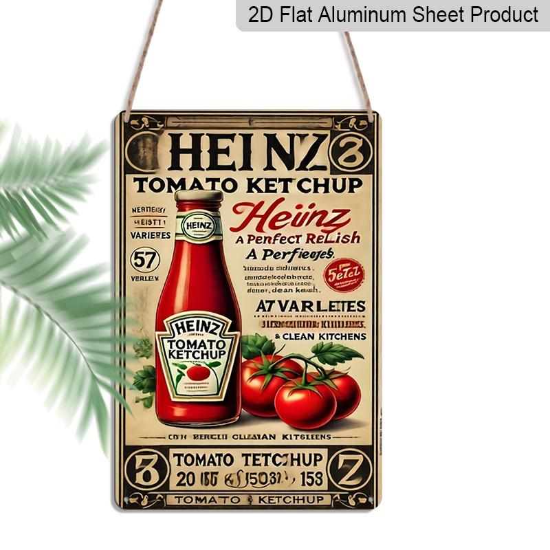 2D Flat Wall Art-Haze Ketchup Retro Advertisement - Vintage Aluminum Sign Suitable for Cafes, Kitchen, Bar and Shop Art Novel Design, Home Decoration 20*30cm
2D Flat Wall Art-Haze Ketchup Retro Advertisement - Vintage Aluminum Sign Suitable for Cafes, Kitchen, Bar and Shop Art Novel Design, Home Decoration 20*30cm