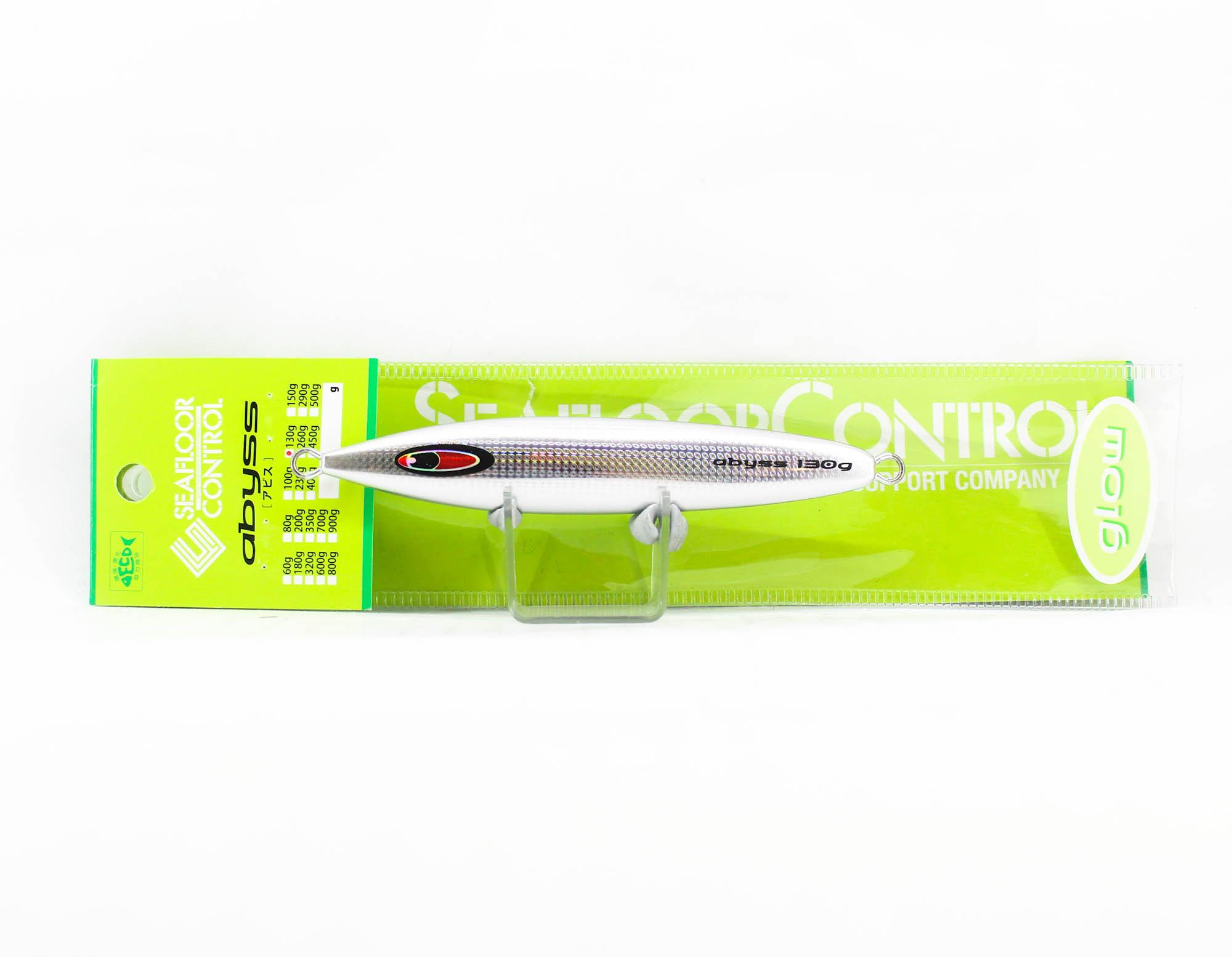 Seafloor Control Metal Jig Abyss 130 grams Silver Glow GR (8698)
Seafloor Control Metal Jig Abyss 130 grams Silver Glow GR (8698)
