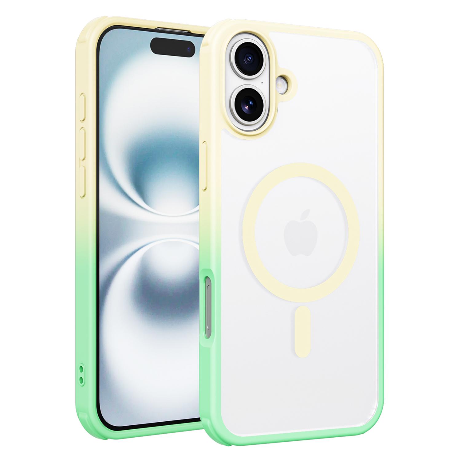 For iPhone 16 Magnetic Case Compatible with MagSafe TPU+PC Phone Cover - Blue
For iPhone 16 Magnetic Case Compatible with MagSafe TPU+PC Phone Cover - Blue