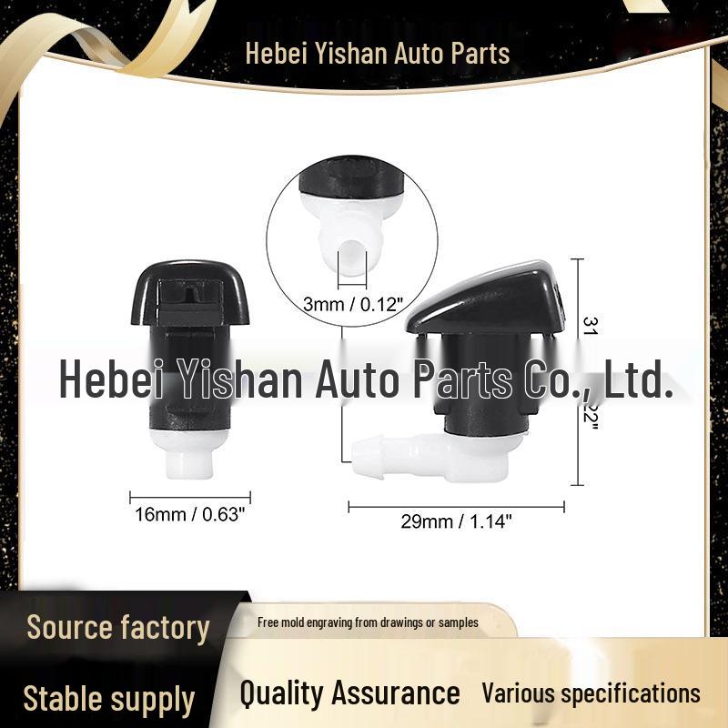 Applicable Windshield Washer Nozzle for Jeep Grand Cherokee & Dodge Durango (Part# 5182367AA, 68269108AA) One Good
Applicable Windshield Washer Nozzle for Jeep Grand Cherokee & Dodge Durango (Part# 5182367AA, 68269108AA) One Good