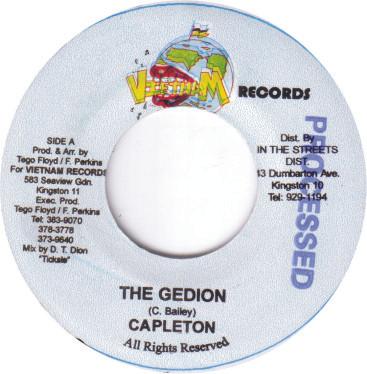 7-дюймовая пластинка CAPLETON / JAH KARL - The Gedion / Step Pan Dem НЕТ Vietnam Records Ямайка Регги, Ска и Даб Б/У
7-дюймовая пластинка CAPLETON / JAH KARL - The Gedion / Step Pan Dem НЕТ Vietnam Records Ямайка Регги, Ска и Даб Б/У