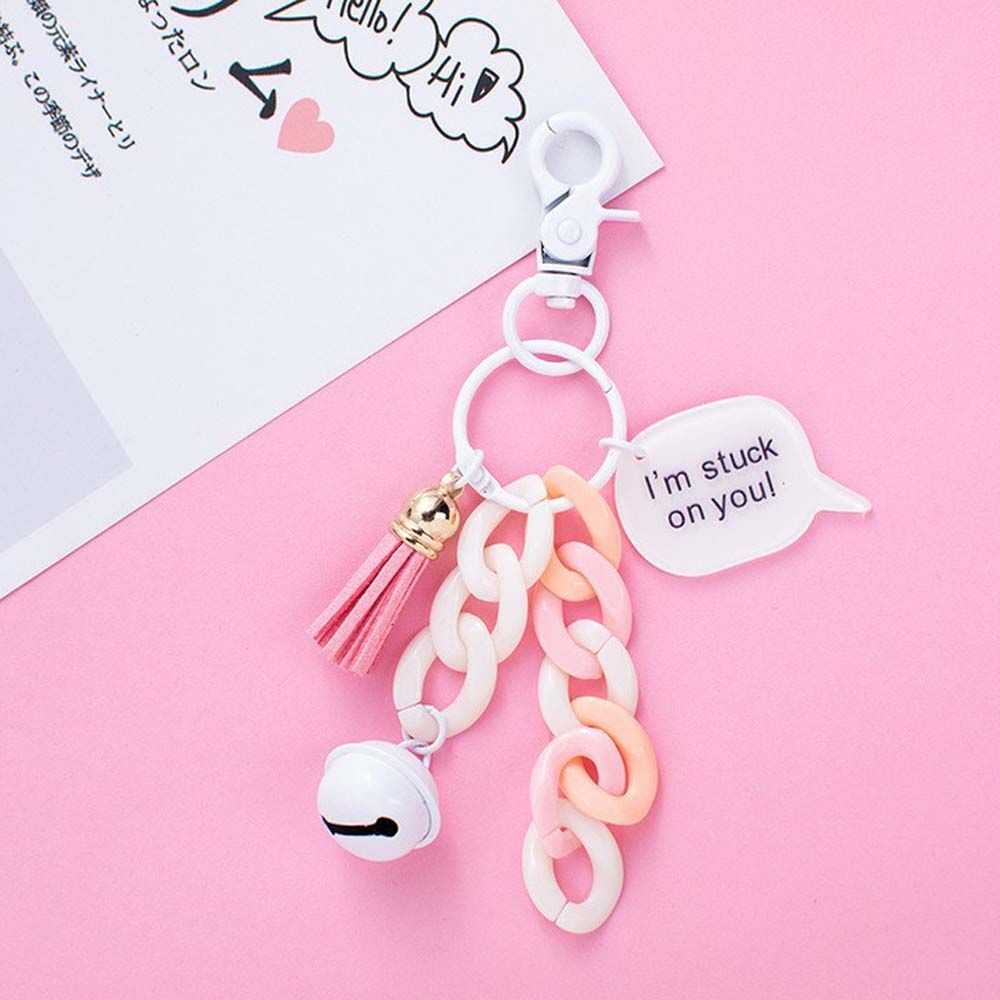 Phone ornaments Fashion Jewelry Small Bell KeyChains Bag Pendent Link Chain Keyring Car Keychain белый
Phone ornaments Fashion Jewelry Small Bell KeyChains Bag Pendent Link Chain Keyring Car Keychain белый