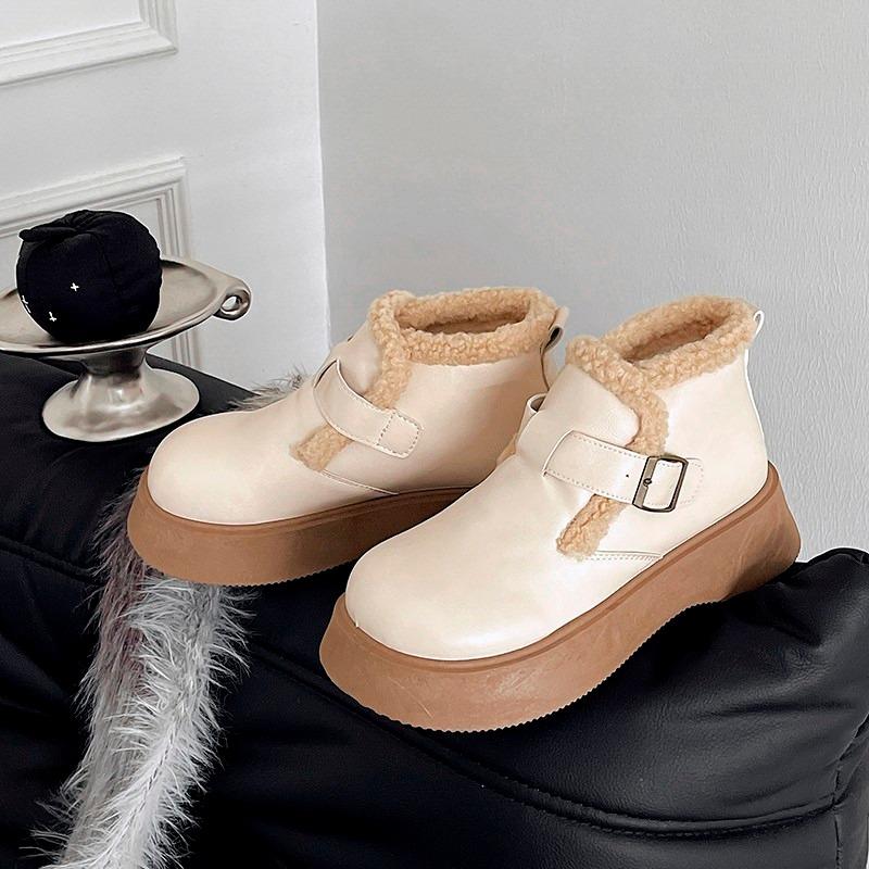 Ремень с пряжкой на плоской подошве и современными ботинками, зимняя женская обувь по щиколотку, распродажа 2024 года, фирменные лаконичные женские ботинки с круглым носком и низким каблуком 35
Ремень с пряжкой на плоской подошве и современными ботинками, зимняя женская обувь по щиколотку, распродажа 2024 года, фирменные лаконичные женские ботинки с круглым носком и низким каблуком 35