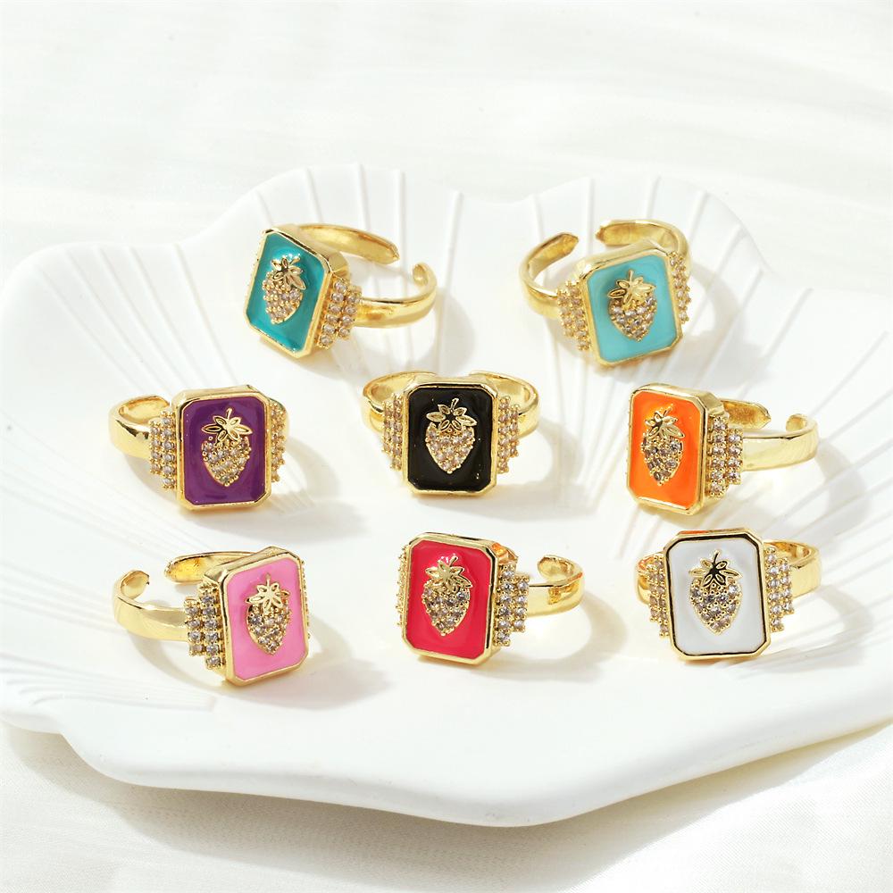 European & American Lightning Zircon Ring – Adjustable Cute Strawberry Design Adjustable Open
European & American Lightning Zircon Ring – Adjustable Cute Strawberry Design Adjustable Open