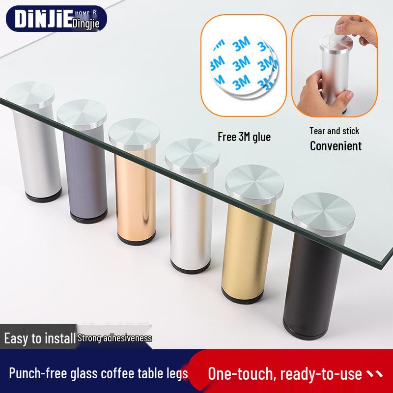 Adjustable Aluminum Alloy Coffee Table Legs - Hole-Free, Adhesive Support for Cabinets 10 cm
Adjustable Aluminum Alloy Coffee Table Legs - Hole-Free, Adhesive Support for Cabinets 10 cm