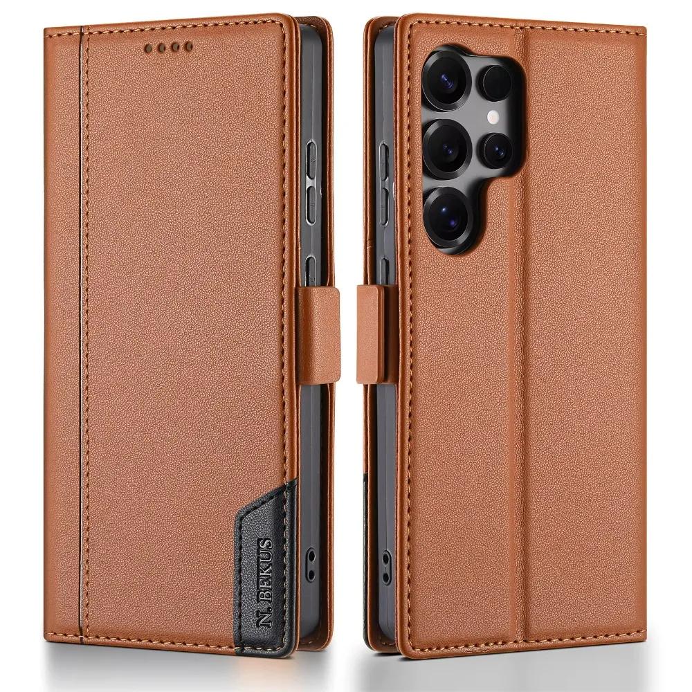 RFID Blocking Flip Phone Case For Samsung Galaxy S25 Ultra S24 Plus S23 S22 A06 A16 A26 A36 A56 A17 A55 Card Slot Holder Wallet Galaxy S23+ коричневий
RFID Blocking Flip Phone Case For Samsung Galaxy S25 Ultra S24 Plus S23 S22 A06 A16 A26 A36 A56 A17 A55 Card Slot Holder Wallet Galaxy S23+ коричневий