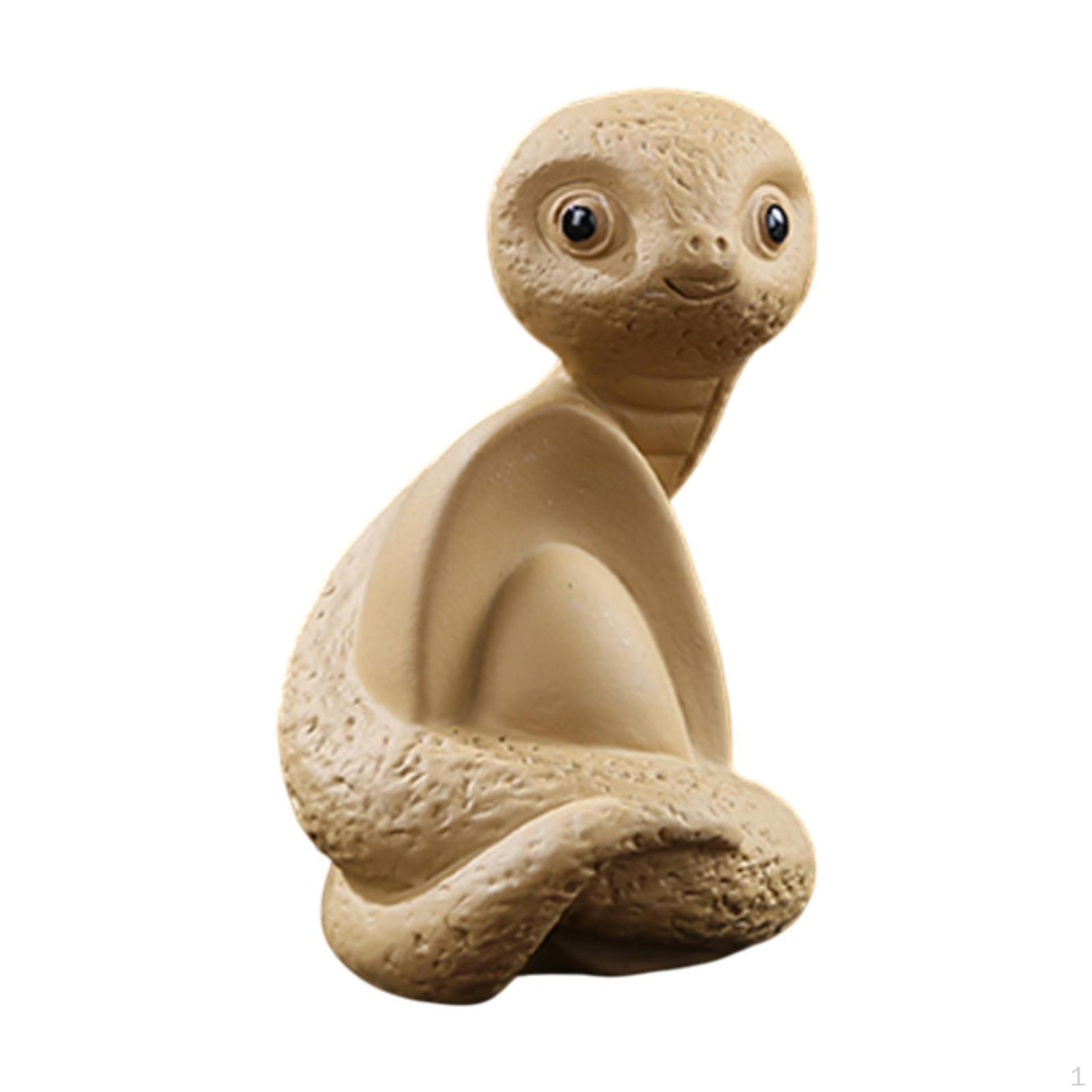 Фигурка змеи для любителей чая. Украшение для домашнего офиса. светло-коричневого
Фигурка змеи для любителей чая. Украшение для домашнего офиса. светло-коричневого