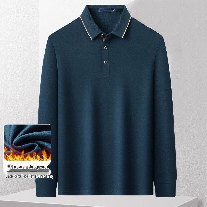 Men s Wool-Blend Brushed Lining Long-Sleeve Polo - Warm Autumn/Winter Casual Shirt L темно-зеленого
Men s Wool-Blend Brushed Lining Long-Sleeve Polo - Warm Autumn/Winter Casual Shirt L темно-зеленого