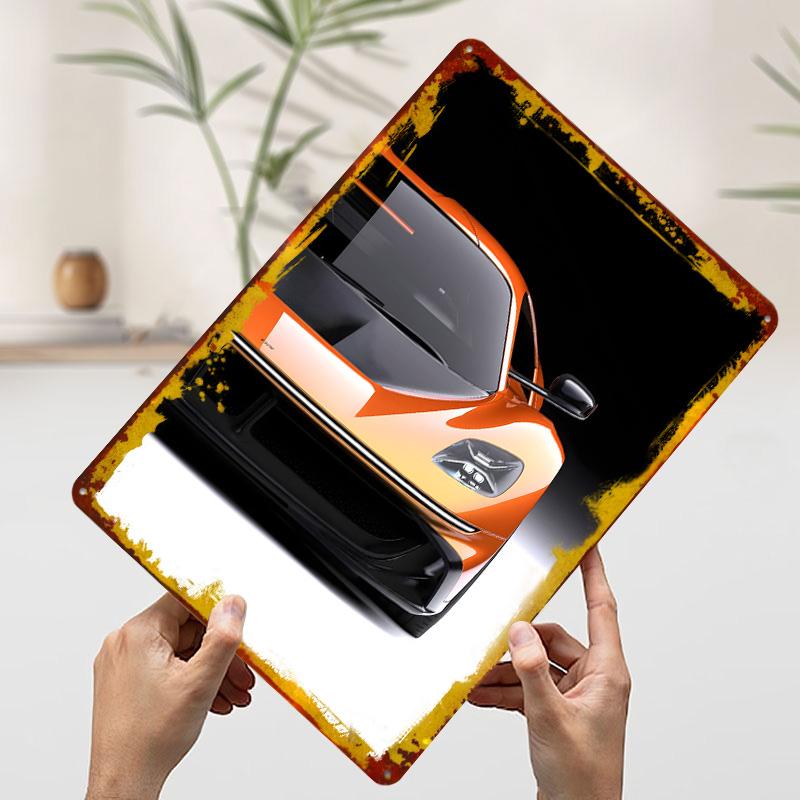 Orange and Black Sports Car Printed Poster Customized Wall Art Retro Vintage Metal Tin Signs for Garage Office Decor Man Cave 7.9x11.8In(20x30cm)
Orange and Black Sports Car Printed Poster Customized Wall Art Retro Vintage Metal Tin Signs for Garage Office Decor Man Cave 7.9x11.8In(20x30cm)