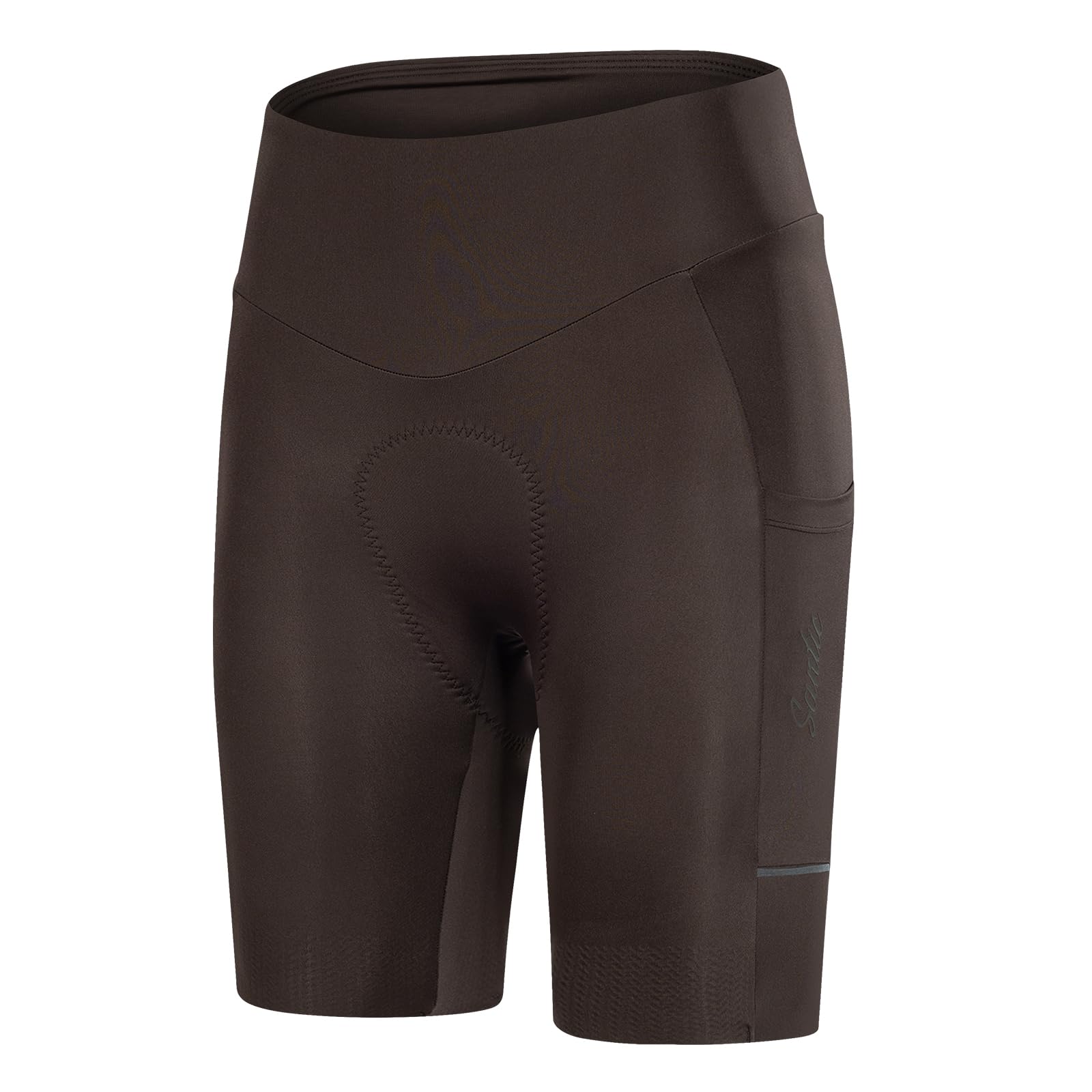 Santic Women s High-Waisted Cycling Shorts with 4D Pads, High Elasticity, Breathable, Side Pockets, Non-Slip, Reflective Stripes, Brown, Size S
Santic Women s High-Waisted Cycling Shorts with 4D Pads, High Elasticity, Breathable, Side Pockets, Non-Slip, Reflective Stripes, Brown, Size S