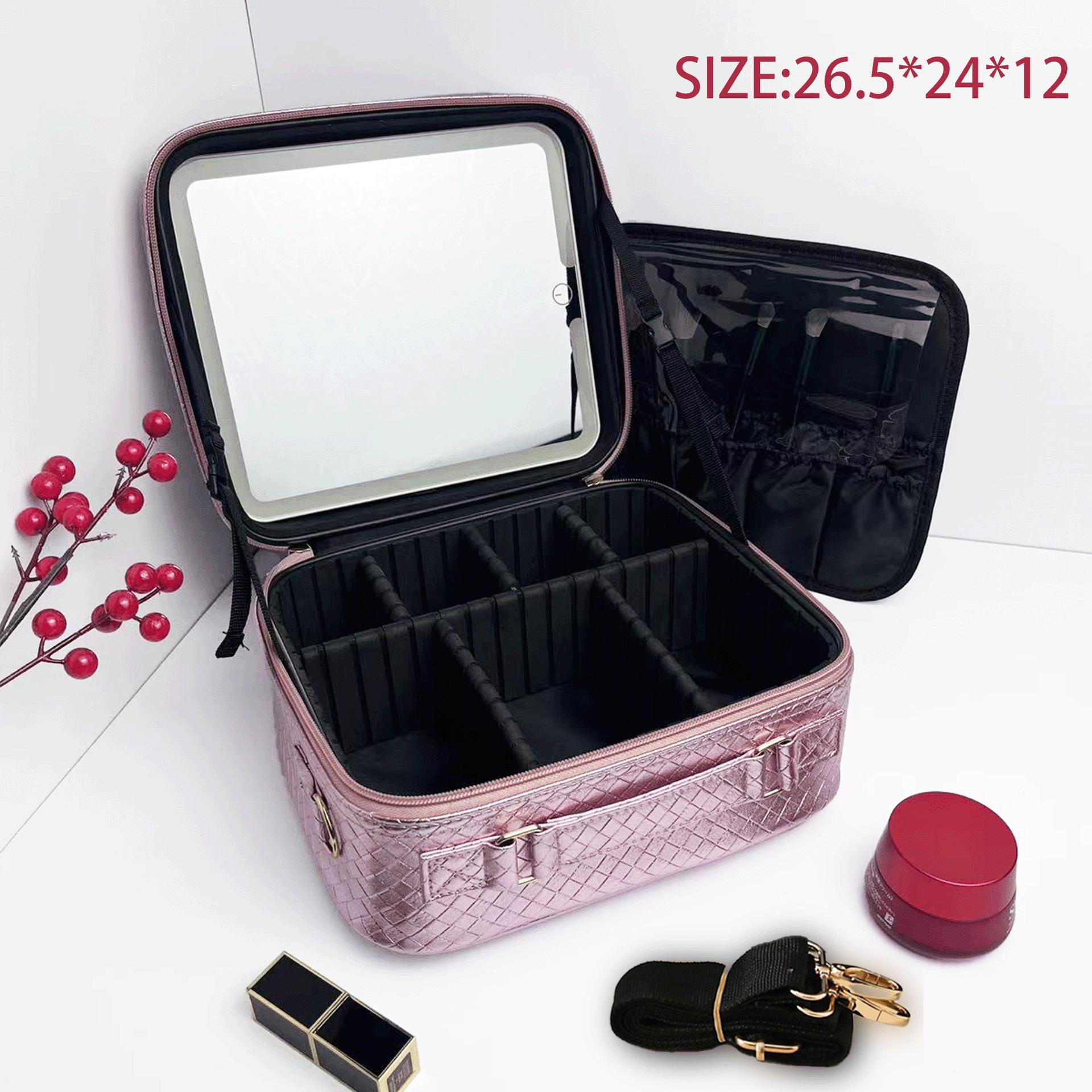 2025 LED Large-Capacity Travel Makeup Bag with Mirror - Portable Makeup Organizer
2025 LED Large-Capacity Travel Makeup Bag with Mirror - Portable Makeup Organizer