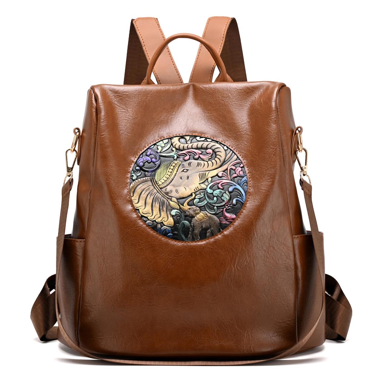 Retro PU Shoulder Bag Women s Large Capacity Travel Multi-function Backpack коричневый
Retro PU Shoulder Bag Women s Large Capacity Travel Multi-function Backpack коричневый