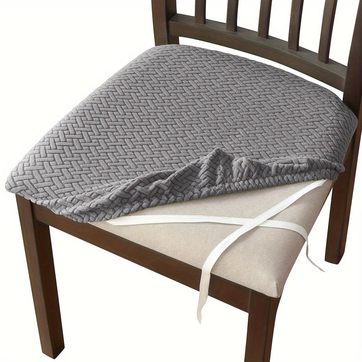 1/4/6pcs Stretchable Jacquard Dining Chair Seat Covers, Elastic Fit, Machine Washable, Modern Style, Integrated Design 1pc
1/4/6pcs Stretchable Jacquard Dining Chair Seat Covers, Elastic Fit, Machine Washable, Modern Style, Integrated Design 1pc