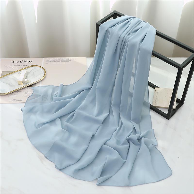 Прямоугольный шарф из жемчужного сплошного шифона: Универсальный женский платок и шаль. 175*70cm
Прямоугольный шарф из жемчужного сплошного шифона: Универсальный женский платок и шаль. 175*70cm