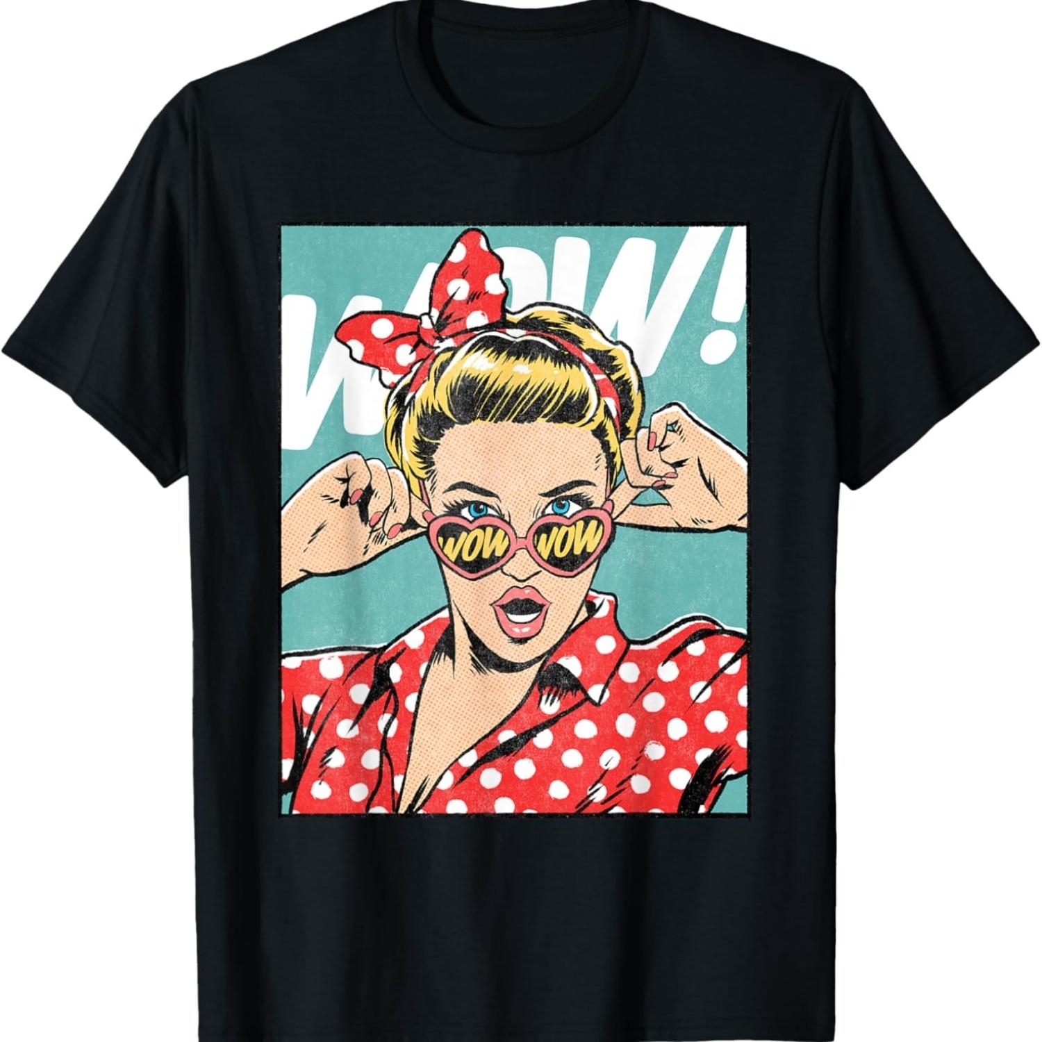 Wow Surprise Face Pop Art Comic Book Popular Culture Artist T-Shirt S чёрный
Wow Surprise Face Pop Art Comic Book Popular Culture Artist T-Shirt S чёрный