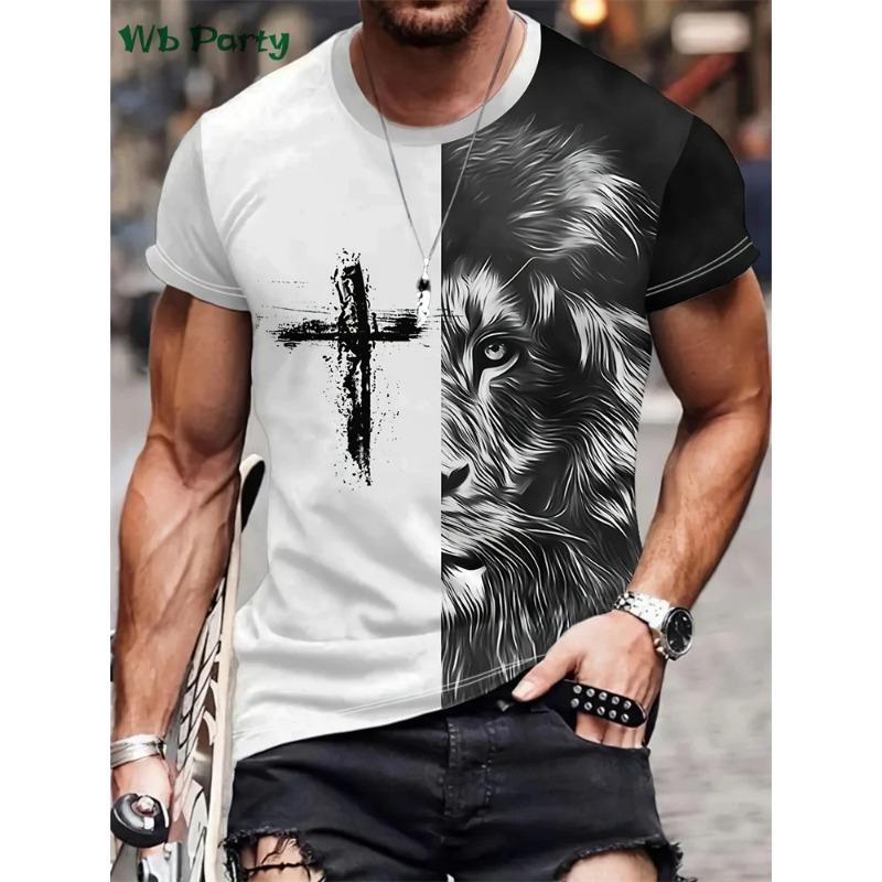 Fashion Crucifix 3D Print Mens Clothing Round Neck T-shirts for Men Casual Loose Men s Clothing Street T-shirts 6XL
Fashion Crucifix 3D Print Mens Clothing Round Neck T-shirts for Men Casual Loose Men s Clothing Street T-shirts 6XL