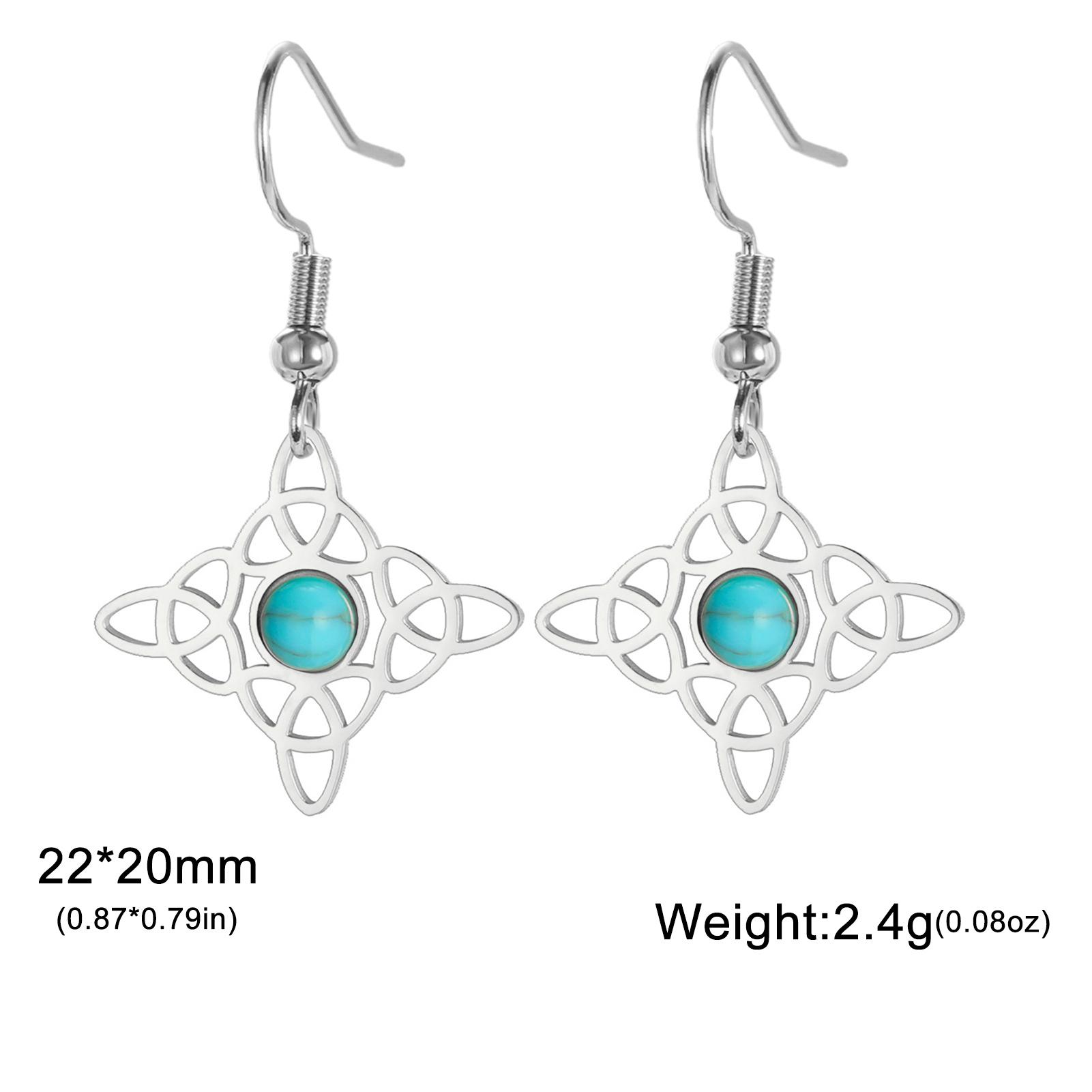 LIKGREAT Celtic Witches Knot Drop Dangle Earrings for Women Stainless Steel Witchcraft Lucky Amulet Stud Jewelry Gift Steel Color
LIKGREAT Celtic Witches Knot Drop Dangle Earrings for Women Stainless Steel Witchcraft Lucky Amulet Stud Jewelry Gift Steel Color