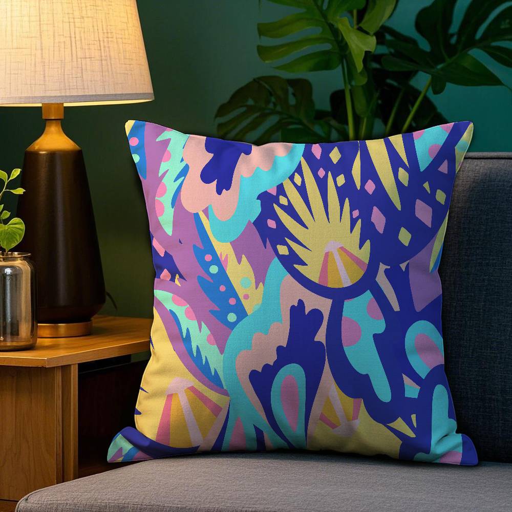 HOT Abstract Colorful Pattern Pillow Case Sofa Living Room Bedroom Double-sided Printing Square Cushion Nap Time Pillow Case 12x12Inch
HOT Abstract Colorful Pattern Pillow Case Sofa Living Room Bedroom Double-sided Printing Square Cushion Nap Time Pillow Case 12x12Inch