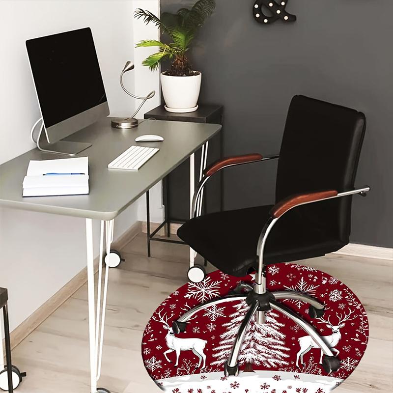 1pc Carpet Chair Mats Christmas Scene with Snowy Tree and Deer Perfect for Decorating Chairs, Polyester Carpet, for Living Room.YDT646 80cm by 80cm
1pc Carpet Chair Mats Christmas Scene with Snowy Tree and Deer Perfect for Decorating Chairs, Polyester Carpet, for Living Room.YDT646 80cm by 80cm