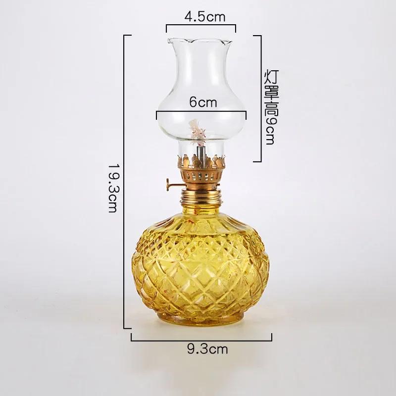 Rustic Large Oil Lamp Vintage Glass Kerosene Lamp Antique Oil Lamps for Indoor Use Emergency Lighting Hurricane Lamp Chamber
Rustic Large Oil Lamp Vintage Glass Kerosene Lamp Antique Oil Lamps for Indoor Use Emergency Lighting Hurricane Lamp Chamber