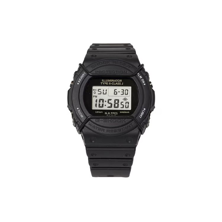 Casio G-Squad Series G-Shock X N.Hoolywood Collaboration 200M Waterproof Quartz Movement Resin Strap Unisex Watches Gray DW-5700NH-1 Gray Dial
Casio G-Squad Series G-Shock X N.Hoolywood Collaboration 200M Waterproof Quartz Movement Resin Strap Unisex Watches Gray DW-5700NH-1 Gray Dial