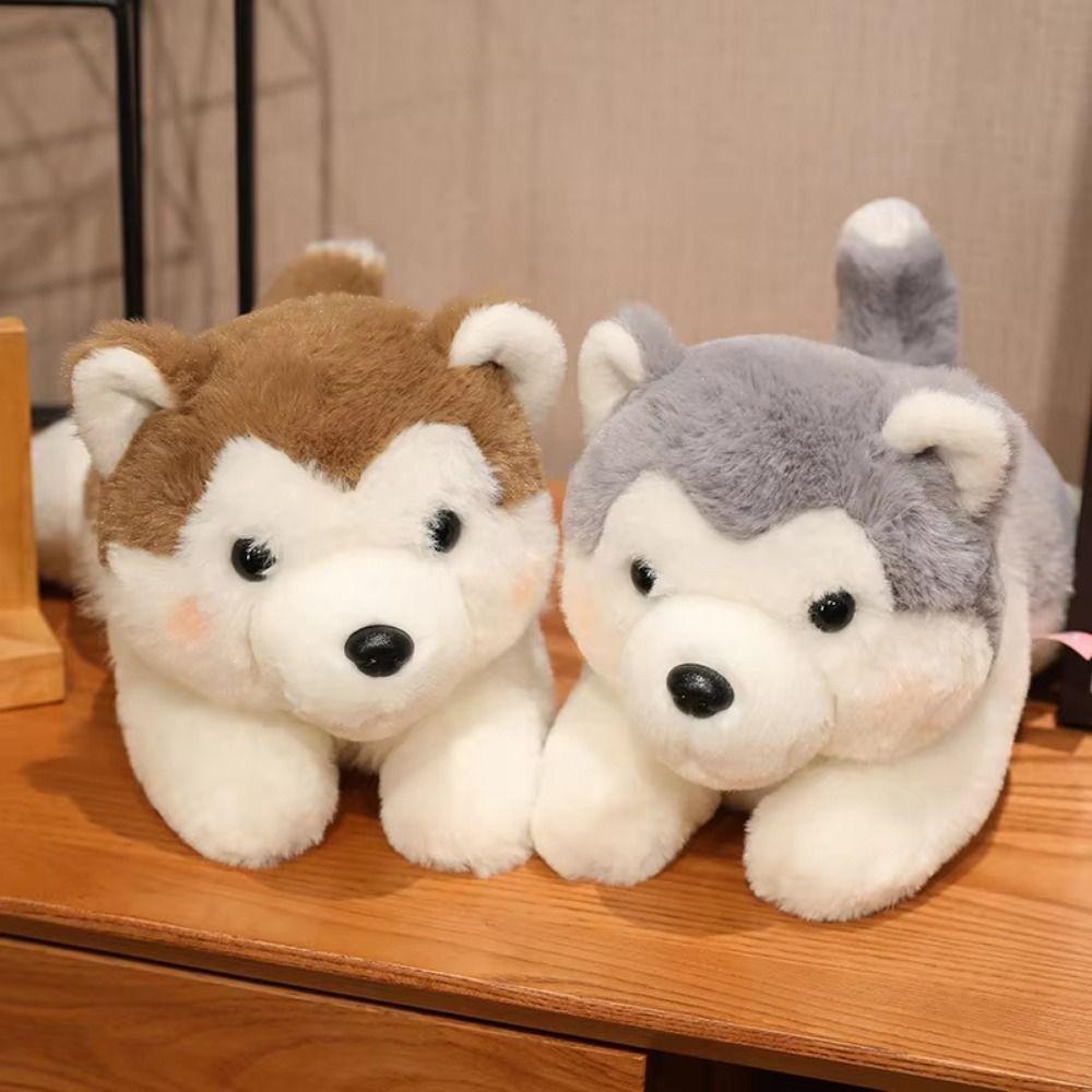 Stuffed Animal Dog Plush Doll Lying Brown Stuffed Puppy Dog Husky Plush Toy Xmas Gift 30cm серый
Stuffed Animal Dog Plush Doll Lying Brown Stuffed Puppy Dog Husky Plush Toy Xmas Gift 30cm серый