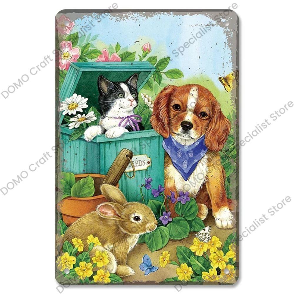 Metal Garden Sign Retro Floral Decor 20x30 cm Outdoor Wall Art
Metal Garden Sign Retro Floral Decor 20x30 cm Outdoor Wall Art