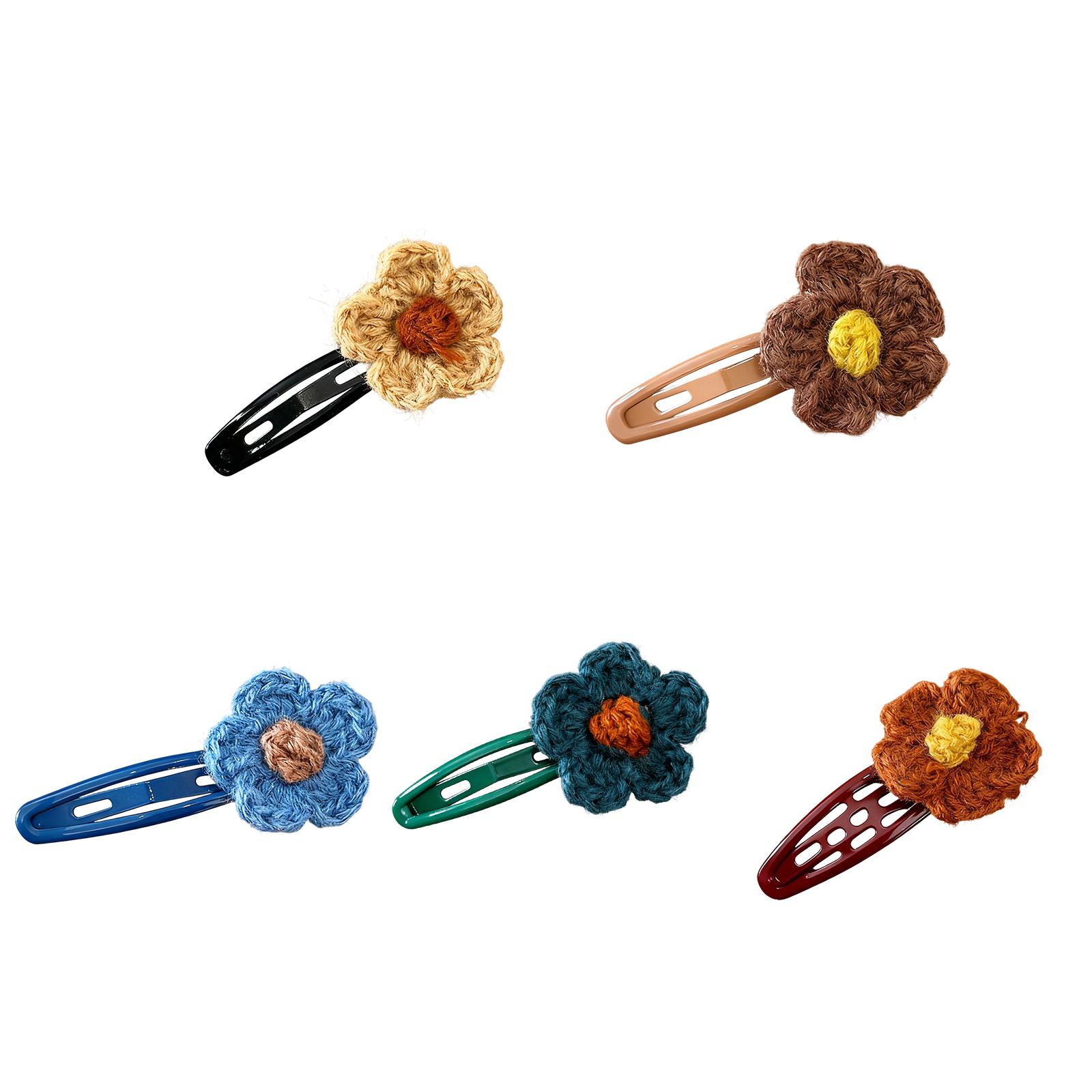 5Pcs Cartoon Yarn Flower Hairpins Nonslip Barrettes Fashion Hair Clip For Kids Adults Gentle Hair Accessories 5
5Pcs Cartoon Yarn Flower Hairpins Nonslip Barrettes Fashion Hair Clip For Kids Adults Gentle Hair Accessories 5