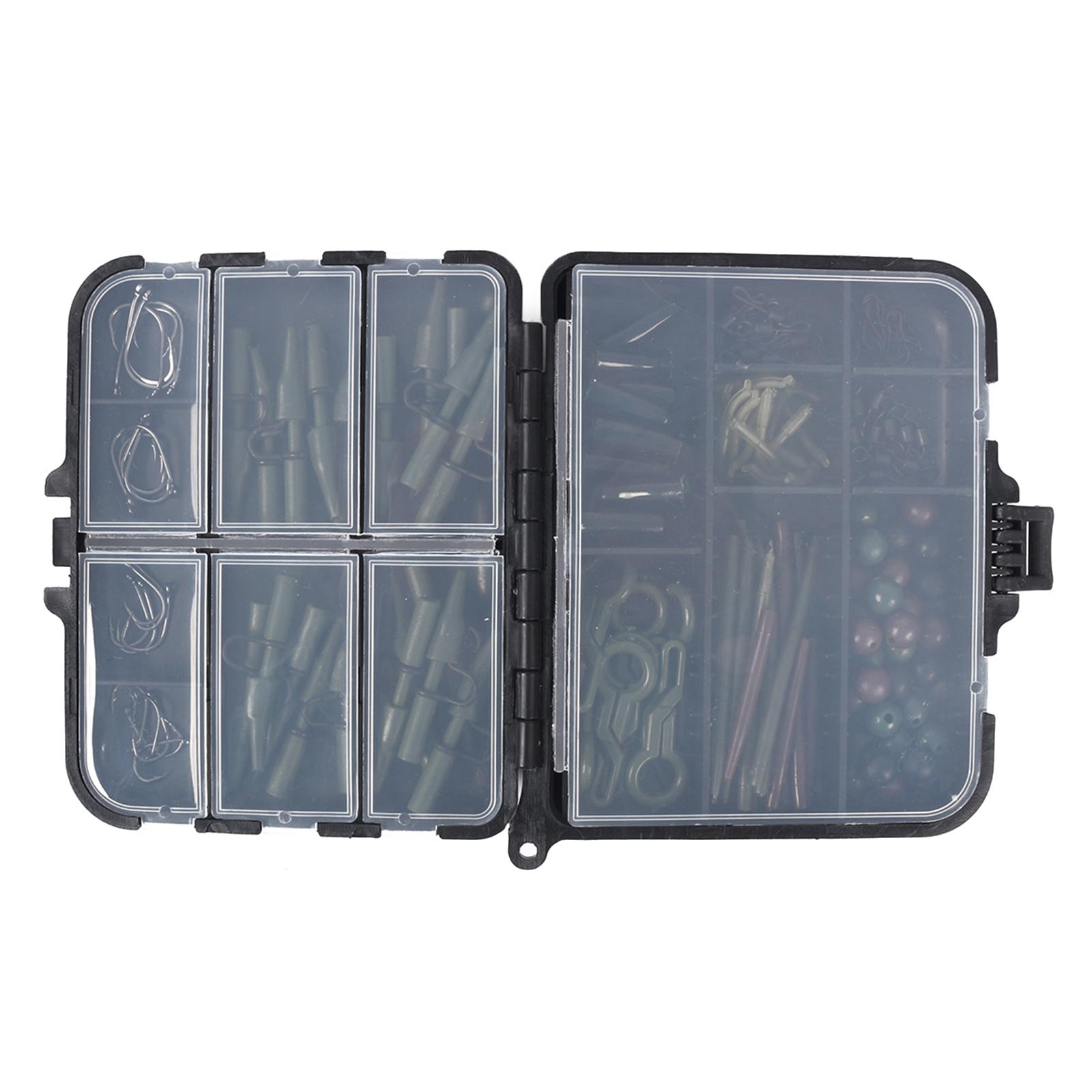 180Pcs Carps Fishing Tackle Set Fishing Accessory Set Including Carps Hook Quick Changes Swivels Anti-Tangles Sleeves
180Pcs Carps Fishing Tackle Set Fishing Accessory Set Including Carps Hook Quick Changes Swivels Anti-Tangles Sleeves