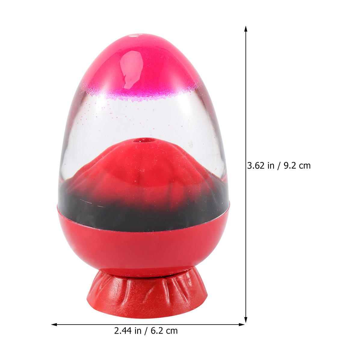 Volcano Floating Sand Desktop Ornament with Base Creative Hourglass Design Home Office Decor Living Room Room Table червоний
Volcano Floating Sand Desktop Ornament with Base Creative Hourglass Design Home Office Decor Living Room Room Table червоний