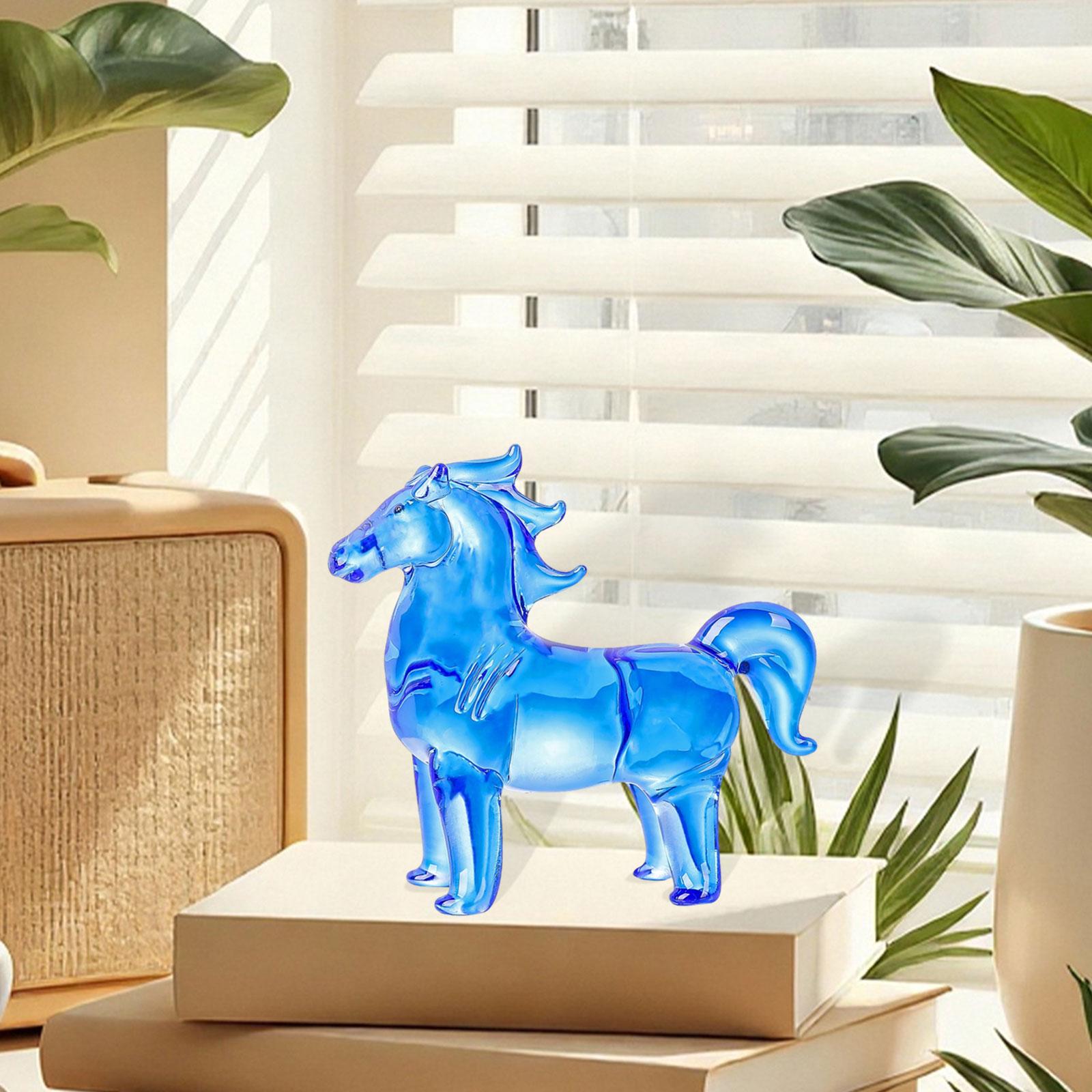 Elegant Crystal Horse Figurine Animal Statue Decorative Sculpture Tabletop Decor for Modern Home Bedroom синій
Elegant Crystal Horse Figurine Animal Statue Decorative Sculpture Tabletop Decor for Modern Home Bedroom синій