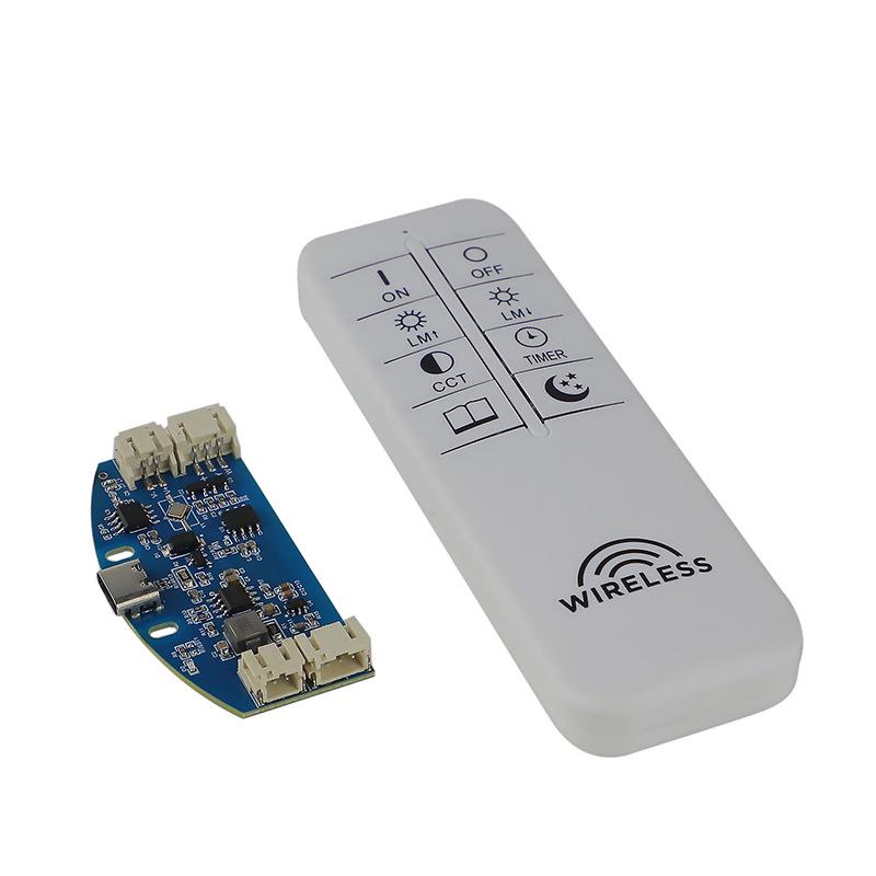 High Power RF433 Wireless Remote Dual Color Fast Charger with Cold and Warm Color Adjustment 59x29x7mm
High Power RF433 Wireless Remote Dual Color Fast Charger with Cold and Warm Color Adjustment 59x29x7mm