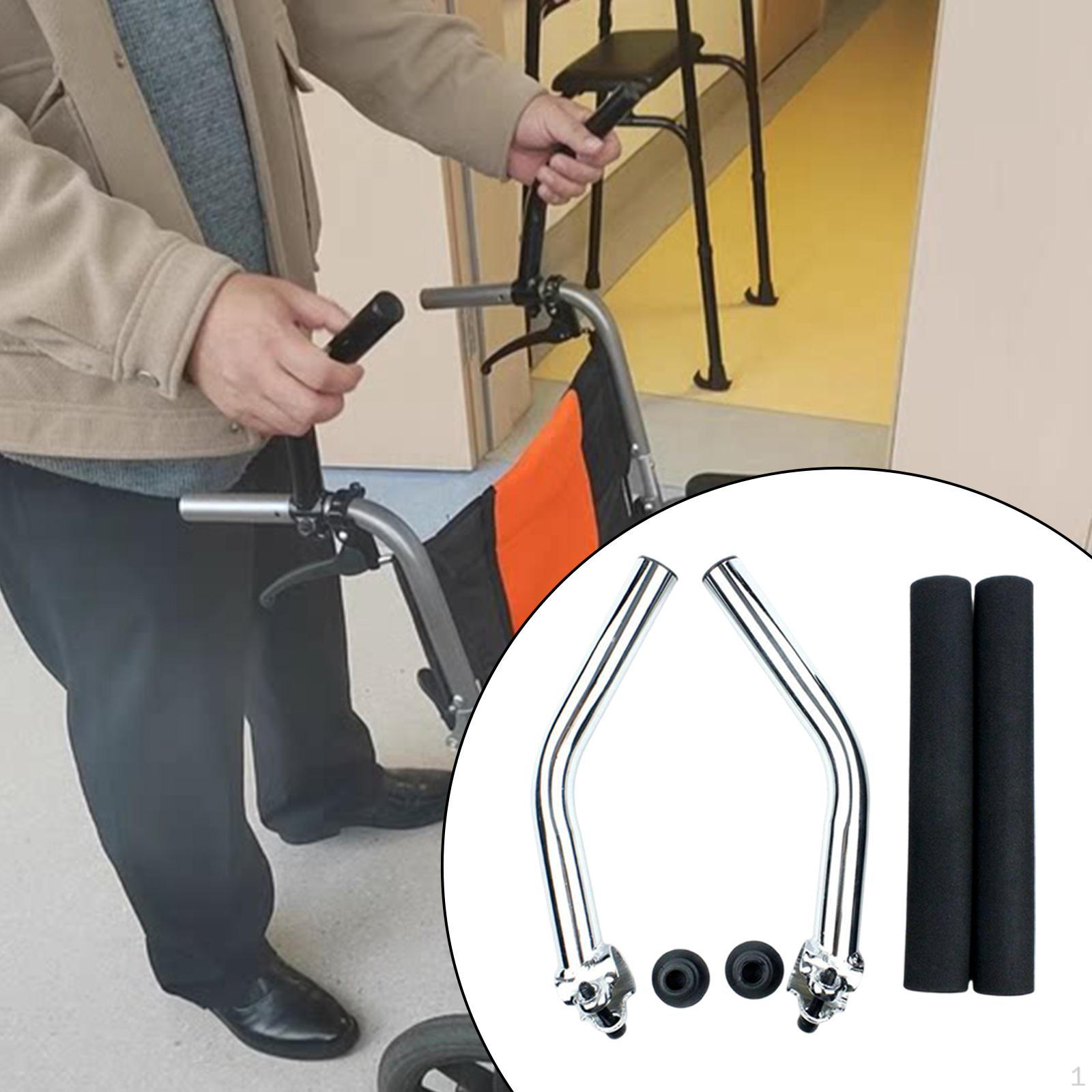 Wheel Chair Handle Extenders Comfortable Metal Quick Release Clamps for Elderly Hole 2.22cm Silver
Wheel Chair Handle Extenders Comfortable Metal Quick Release Clamps for Elderly Hole 2.22cm Silver