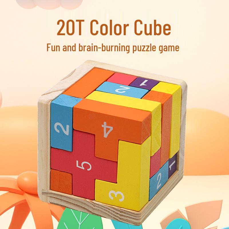 Luban Lock 20T Classical Office Puzzle: Brain-Teasing Cube Building Blocks Educational Toy
Luban Lock 20T Classical Office Puzzle: Brain-Teasing Cube Building Blocks Educational Toy