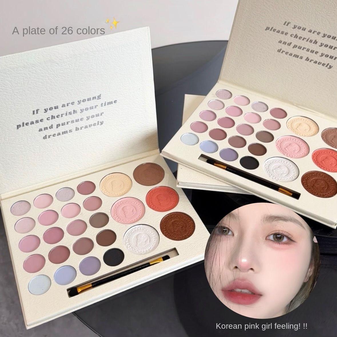 26-цветная палитра теней для век Summer Matte Pearlescent Nude Color All-in-one Palette
26-цветная палитра теней для век Summer Matte Pearlescent Nude Color All-in-one Palette