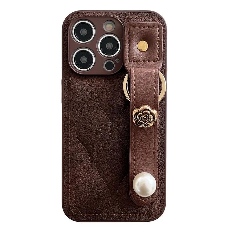 For iPhone 15 Pro Max Wristband Phone Case Down Jacket Design PU Leather + TPU Back Cover
For iPhone 15 Pro Max Wristband Phone Case Down Jacket Design PU Leather + TPU Back Cover